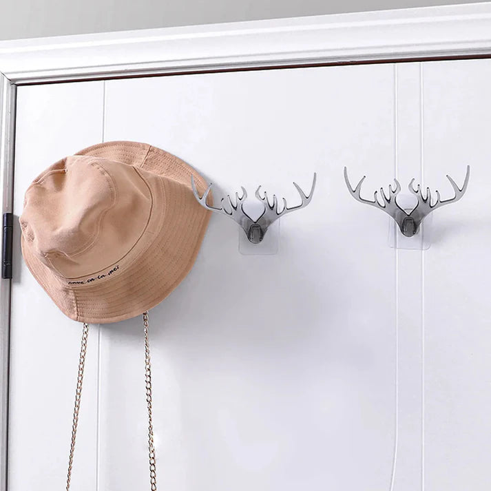 Self-Adhesive Deer Antler Hook