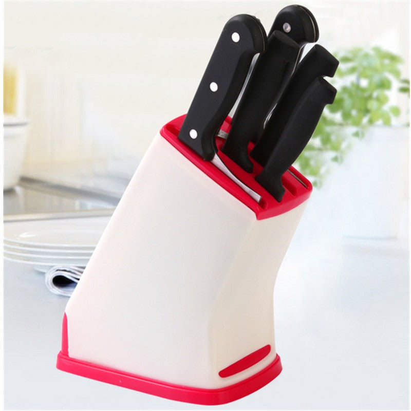 Plastic Kitchen Knife Holder Rack