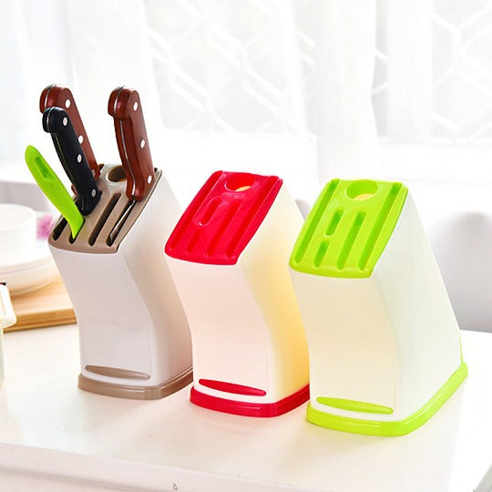 Plastic Kitchen Knife Holder Rack