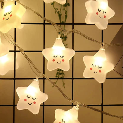 10Pcs Twinkling Star LED Lights Set