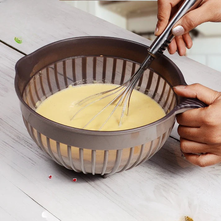 Dual Purpose Food Strainer Bowl