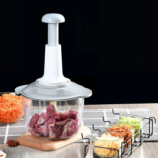 Multifunctional Hand Pat Chopper and Mixer 1.5L