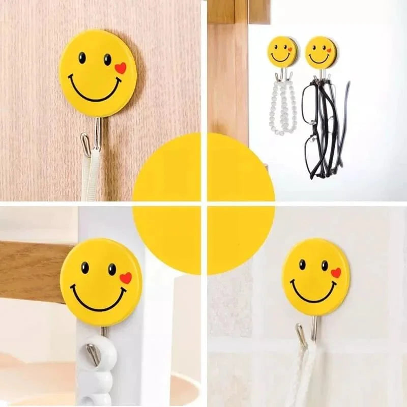 Fun Emoji Hooks For Walls (5 Pieces)