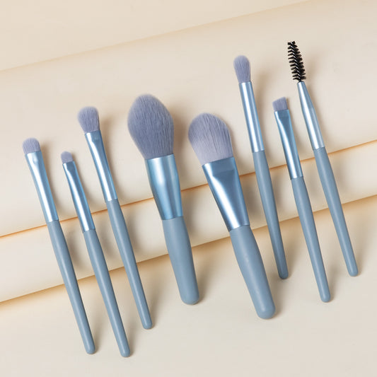 8 Pcs Travel Portable Soft Makeup Brushes Set
