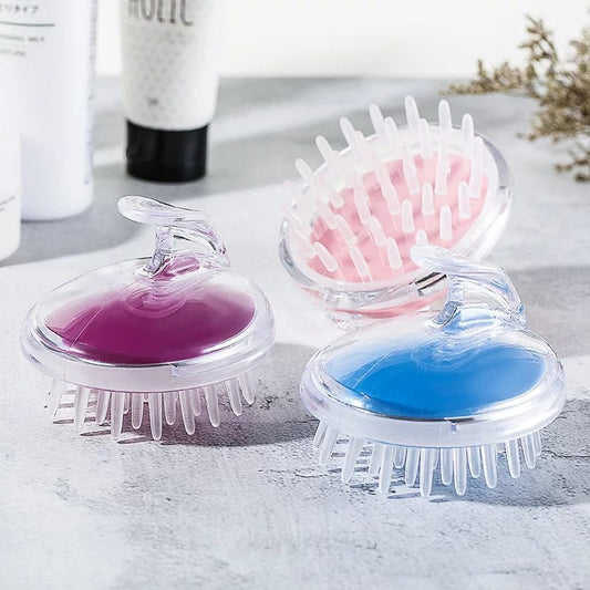 Silicone Scalp Massager and Hair Cleansing Brush