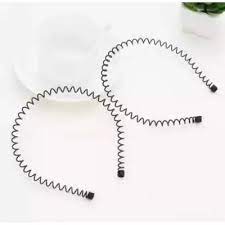 2 Pcs Metal Wavy Hairband