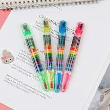 1 Pcs Multi-Colored Crayons Pen