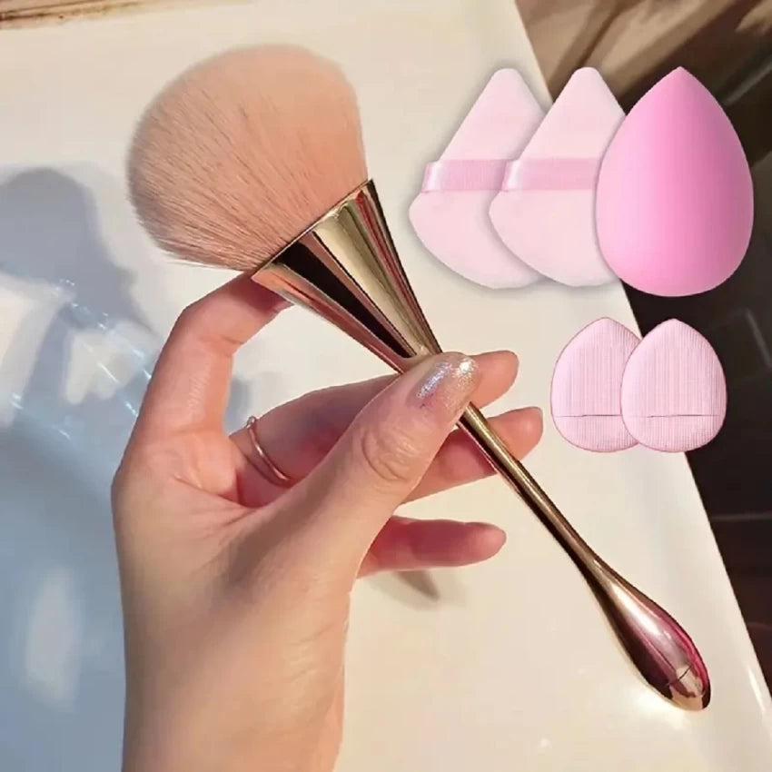 Glamorous Rose Gold Beauty Brush