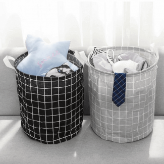 Collapsible Large Storage Laundry Basket(Random Colour/Design)