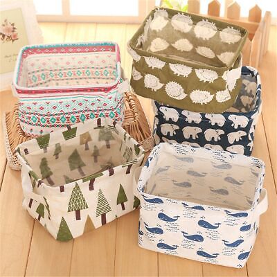 3 Pcs Multi-Purpose Foldable Storage Organizing Basket(Random Design)