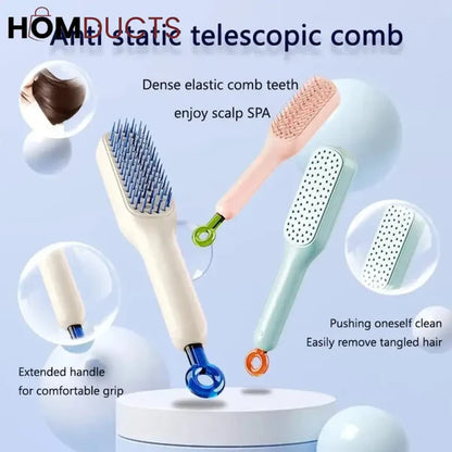 Self Cleaning Multi-functional hair brush