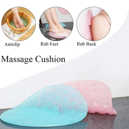 Shower Foot & Back Scrubber Massager Mat