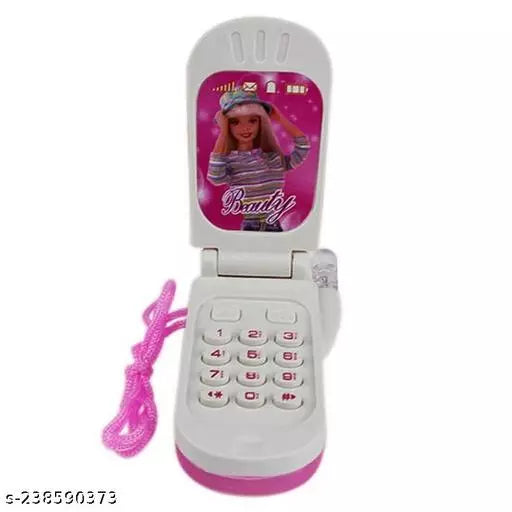 Barbiee Mobile Phone Toy with Songs & Light for Kids