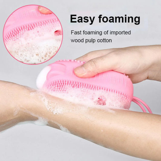 Silicone Body Scrubber Shower Scrub Sponge