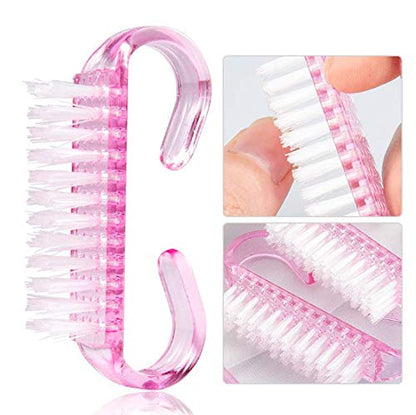 2Pcs Fingernail Scrub Cleaning Brushes