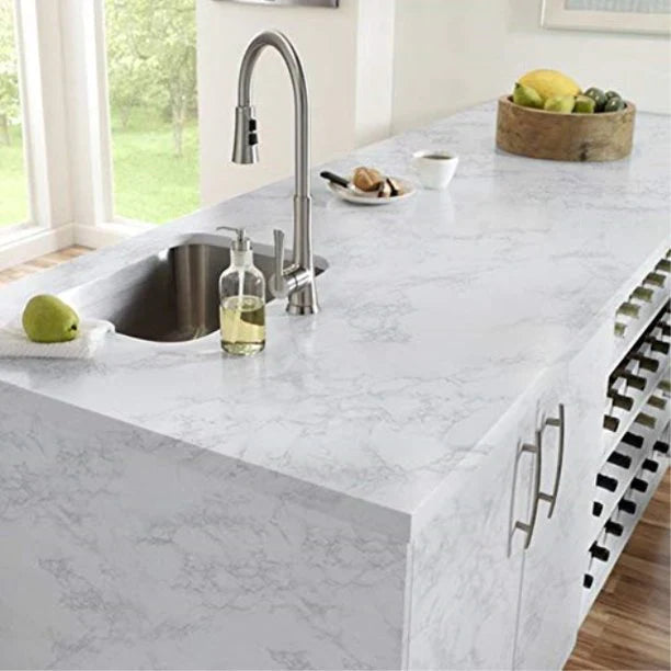 White Marble Paper Sticker