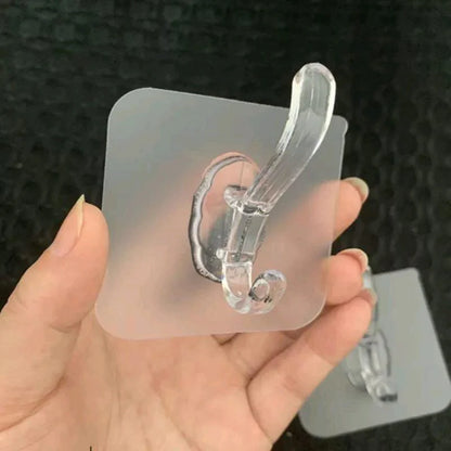 2Pcs Acrylic Single Hook