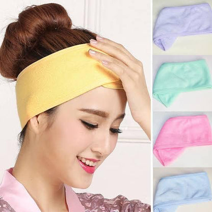 2Pcs Adjustable Soft Facial Head Band For Women