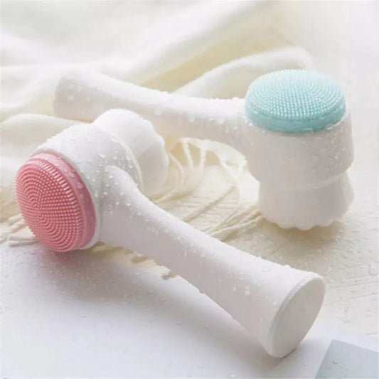 1pcs Double Side Cleansing Facial Brush