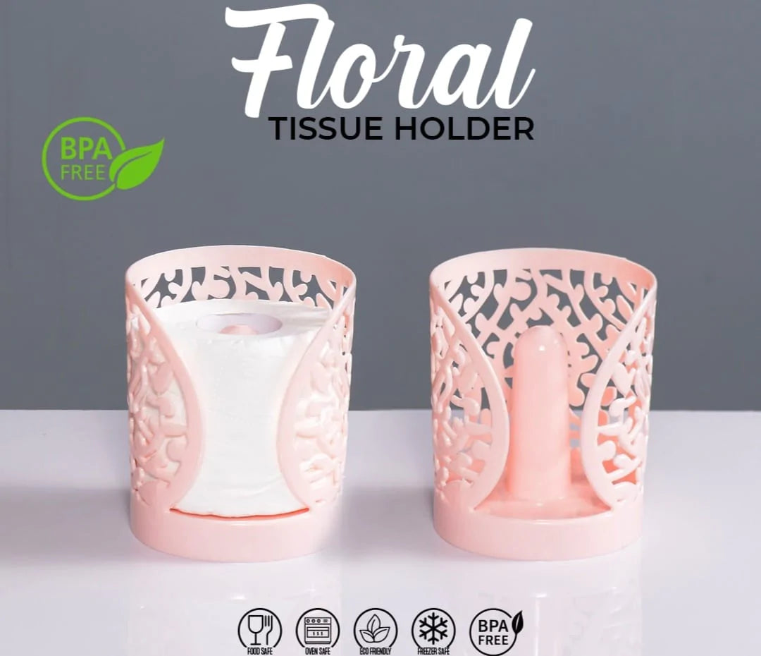 Floral Tissue Paper Holder