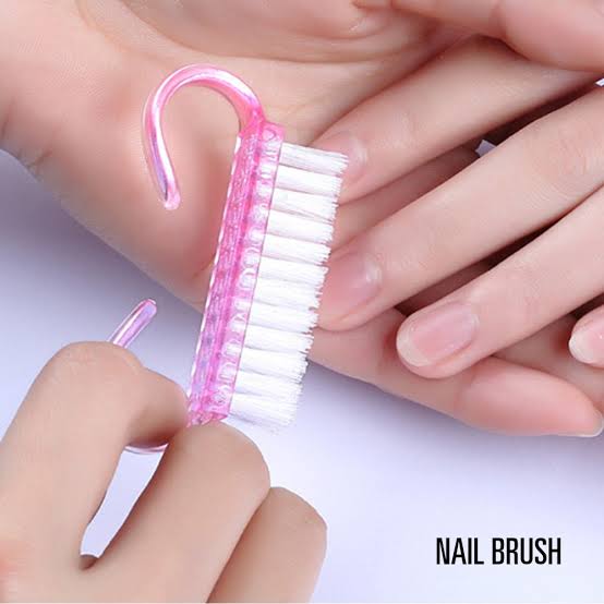 2Pcs Fingernail Scrub Cleaning Brushes
